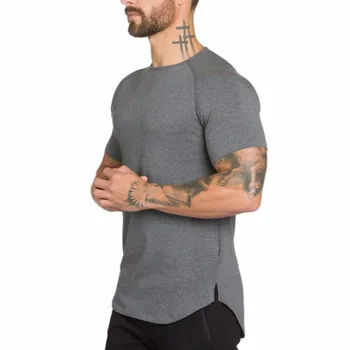 Bărbați Sport Rapid-uscat T Shirt Mens de Moda cu Mânecă Scurtă T-Shirt Sport Brand de Îmbrăcăminte Hip-Hop Streetwear Slim Fit Fitness Teuri Topuri