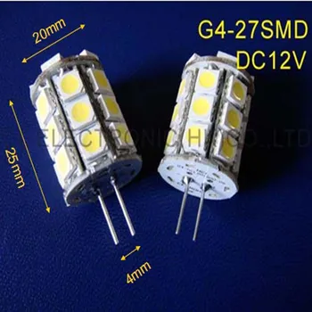 De înaltă calitate 5050 DC12V 5W G4 Led lămpi de cristal Candelabru Becuri 12Vdc G4 Led Lumini de transport gratuit 5pcs/lot