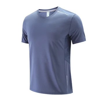 Iute Uscat Sport T-shirt pentru Bărbați de Funcționare Maneci Scurte Respirabil Poliester de Fitness, Tricouri Sport Antrenament Tricouri Formare Jersey Shirt