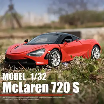 1:32 McLaren 720S Aliaj Masina Sport Model de turnat sub presiune & Vehicule de Jucărie Metal Mașină de Jucărie Model de Simulare Mare Colecție Copii Jucărie Cadou