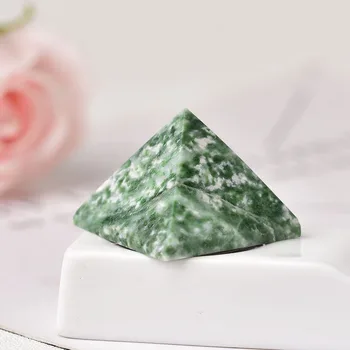 1 BUC Cristal Natural QingHai Jad Piramida de Cuart de Vindecare Piatră de Energie Reiki Crystal Tower, Decor Acasă Meserii Cadou