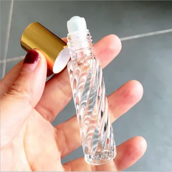 10/30/50pcs 10ml Reîncărcabile Sticla de Parfum Roll on Sticle De Uleiuri Esențiale Flacon Gol Parfum de Probă cu Role Sticla