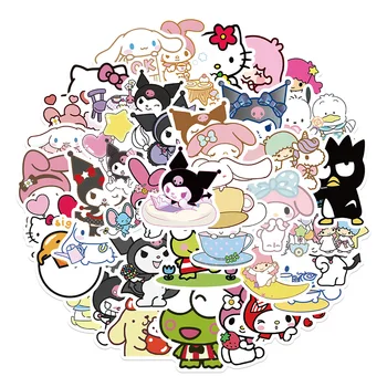 10/30/50pcs Amestecat Desene animate Sanrio Autocolante Estetice Drăguț Hello Kitty Kuromi Melodia Mea Decalcomanii Autocolant Impermeabil pentru Copii Jucarii