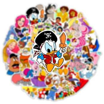 10/30/50PCS Drăguț desen Animat Disney Stitch Mickey Mouse Anime Autocolante Laptop Chitara Skateboard Telefon Masina Graffiti Autocolant Copil Jucărie