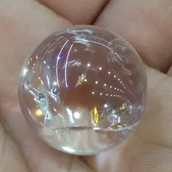 1buc 20mm Clar Naturale Cristal de Cuarț Sfera Bile Sfera de Cristal Decor Acasă Ambarcațiuni