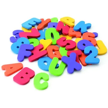 36PCs Copii Jucarii de Baie Alfanumerice Scrisoare Baie de Puzzle Moale EVA pentru Copii Jucarii pentru Copii mai Devreme Copii de Învățământ Instrument de Baie Jucărie Jucărie Amuzant