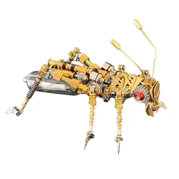 3D Metal Retro Mecanice de Salcâm / Mantis Model de Asamblare Diy Jucărie Kit de Aur