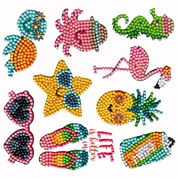 5D Diamant Truse de Pictura pentru Copii DIY Diamant Dot Instrumente de Desen Cristal Mozaic Autocolant de Numere Kituri de Arte și Meserii Set