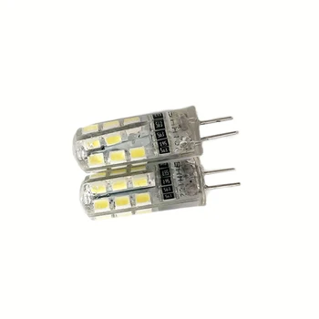5PCS/Lot Bec LED G4 Bază Bi-Pin Lumina Lămpii de 3 Watt 24 De Led-uri, 220V, Caldă/ Lumină Albă, Bec de Înlocuire de 360 de Grade Fascicul de Unghiul