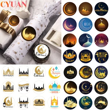 60-120pcs EID Mubarak Hârtie Autocolante Album Cadou Eticheta Sigiliu Autocolant Ramadan Mubarak Decor Acasă Musulmane Eid al-fitr Decor
