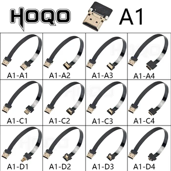 A1 ultra subțire plat fpv Compatibil HDMI Cablu flexibil mini hdmi la micro hdmi panglica de sârmă 30cm scurt fpc ffc