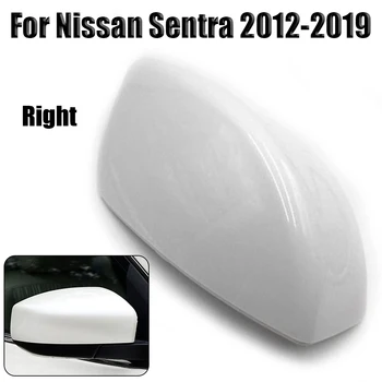 Alb Partea Dreapta Oglinda Capac De Auto Capac Pentru Nissan Sentra 2012-2019 Nici Un Semnal Primer Accesorii Auto
