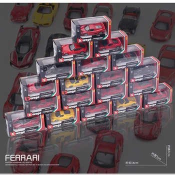 Bburago 1:43 Mini Ferrari la 16M 599 ENZO F12 F40 FXXK California aliaj super-mașină de jucărie model cu Die-cast mini colectie
