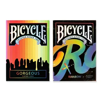 Biciclete Superbe Carti de Joc Curcubeu Cardistry Punte USPCC Colectie de Poker Carte de Magie Jocuri Trucuri Magice elemente de Recuzită
