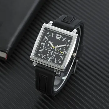 Brand de moda Noua Ceasuri pentru Barbati de Lux Big Dial Silicon Ceas Bărbați Cuarț Ceasuri de mana Sport Ceas Relogio Masculino