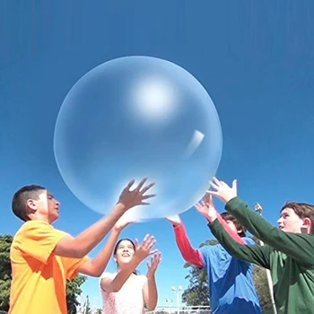 Bubble Ball pentru Copii în aer liber de Aer Moale Apă Arunce în aer Bule, Balon Jucărie Distractiv Joc de Petrecere de Vara Cadou pentru Copii de Camping Jucării pentru Distracție
