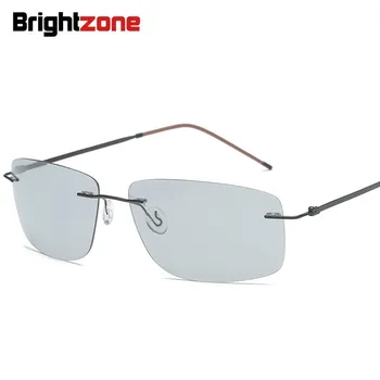 Cel mai nou Ultra-light Titan Fotocromatică ochelari de Soare Polarizati pentru Bărbați ochelari de Soare de Primăvară Bratara Brand Anti-orbire Ochelari Cu Cutie