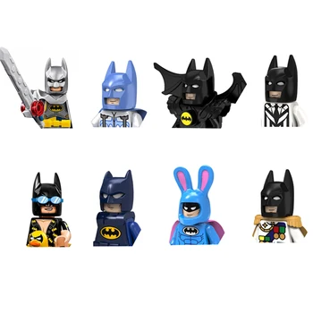 DC Film Anime Personaje Batman Blocurile 8 Asamblate in Miniatura super-Erou Mini Figurine Jucarii Copii, Cadouri de Ziua de nastere