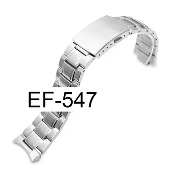 Din Oțel inoxidabil de Înlocuire Curea de Încheietura mâinii Pentru Casio EDIFICIU EF-547 EF547 de Înaltă Calitate Anti-toamna Metal Mansete WatchBands Curea