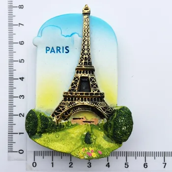 Europa, Franța, Paris clădire punct de reper, Turnul Eiffel, suveniruri turistice, autocolante magnetice