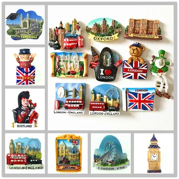 Europa UK Anglia Aroma 3D Frigider Magneți de Frigider Autocolante Suveniruri Turistice Decorarea Articolelor de Artizanat Cadouri