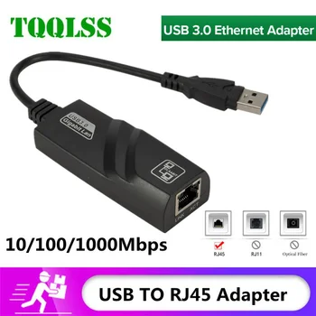 Extern USB3.0 Gigabit LAN USB La RJ45 10/100/1000Mbps Lan Ethernet Adaptor pentru Macbook Laptop Ethernet pentru Calculator USB to Lan