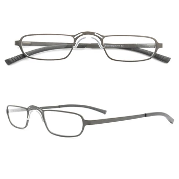 Femeile Dreptunghiulară de afaceri ochelari rame bărbați piața Ramă de Ochelari Vintage Oval de lumină Metal rame ochelari de vedere baza de Prescriptie medicala