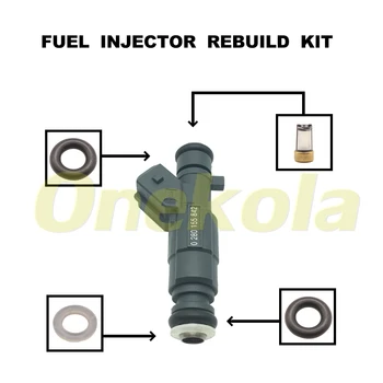 Injectorului de combustibil Servicii de Reparare Kit Filtre Orings Garnituri Garnituri pentru 0280155842 Pentru PEUGEOT 106 306 SAXO CITROEN XSARA 1.6 L