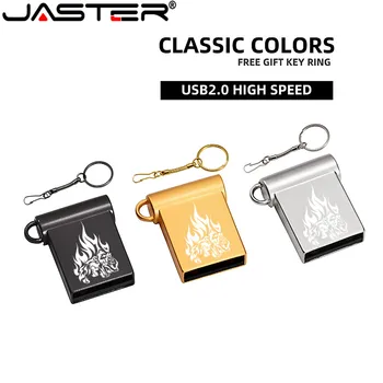 JASTER Mini USB flash drive 64GB capacitate de 16GB Gratuit Logo-ul Personalizat Pendrive U disc Cadouri breloc Memory stick 32GB Pen Drive