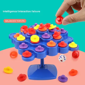 Jocuri Puzzle Pentru Copii Părinte Copil Interacțiune Jocuri De Bord Echilibrat Copac Jucarie Montessori Învățământ Stivuire Jucării De Învățare Cadouri