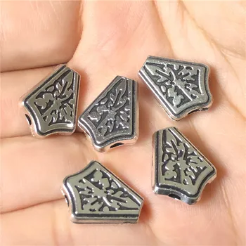 JunKang 10buc scut de formă dublu orificiu de conectare a face bijuterii DIY manual rugăciune margele brățară colier rozariu accesorii
