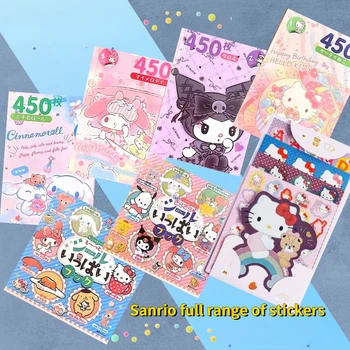 Kawaii Sanrio Autocolante Hello Kitty Kuromi Melodia Mea Autocolant Emoji Autocolant Pack Piele Laptop Jucarii pentru Fete Anime Drăguț Autocolante