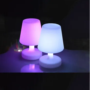 LED Lumini de Noapte cu Telecomanda Colorate Reîncărcabile, Lămpi pentru Camera de zi de Ciuperci Lămpi de Masă pentru Dormitor, Camera de Lumini Decor Lampa