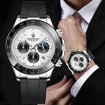 LIGE Nouă Bărbați Ceasuri de Top de Brand de Lux Moale de Silicon, Cronograf Ceas Sport Pentru Barbati Moda Prezent Ceas rezistent la apa Reloj Hombre
