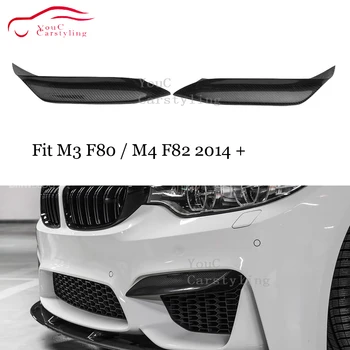 M3 F80 M4 82 ° Splitter din Fibra de Carbon Aripa Pentru BMW M3 F80 82 F83 M4 2013-2018 420i 428i 430i 440i Auto-Styling