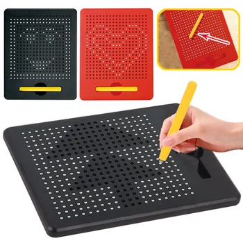 Magnetic Tableta Magnet Placa de Desen Șirag de mărgele de Oțel Stylus Pen Pop Șirag de mărgele de Învățare de Învățământ Scris Jucarii pentru Copii Cadouri