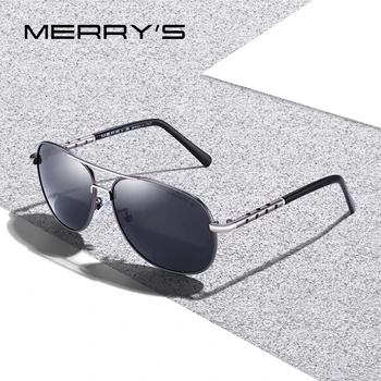 MERRYS DESIGN Bărbați Clasic Pilot ochelari de Soare HD Polarizat ochelari de Soare Pentru Barbati de Conducere a Aviației Picioarele Protecție UV400 S8371