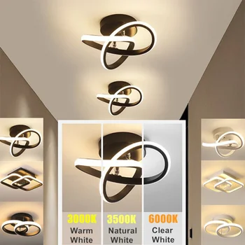 Modern Culoar LED Lampă de Plafon Dormitor Noptieră Coridor Balcon Lumina Cald/Alb Interior Lumina Plafon pentru montare pe Suprafață de Prindere