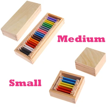 Montessori Senzoriale Material De Învățare De Culoare Tableta Cutie Din Lemn Grădiniță De Jucărie