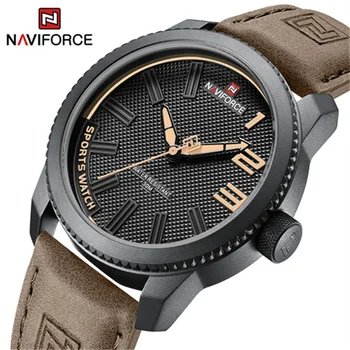 NAVIFORCE Ceas Original pentru bărbați Impermeabil Cuarț Ceas Barbati Sport Militare de Afaceri de Moda Ceasuri de mână de Brand de Top Ceas
