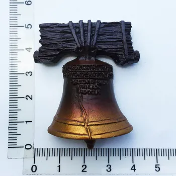 NE Philadelphia Liberty Bell simbolizează trei-dimensional autocolante magnetice și congelator autocolante