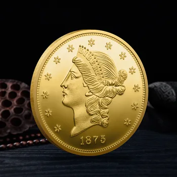 NE Statuia Libertății Suveniruri și Cadouri Placat cu Aur de Monede Sigiliu al SUA Vultur Pleșuv Provocare Monede Monede Comemorative
