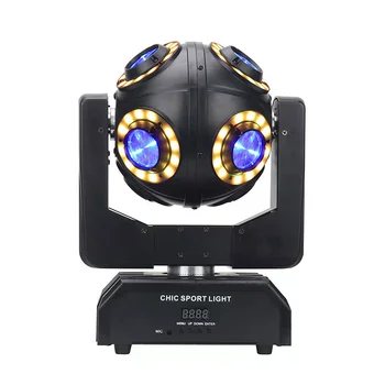 Noi 10W*8 RGBW LED Etapă Fascicul Efect de Fotbal Lumina DMX Control Sunet DJ Echipamente Pentru DJ Disco Bar Mișcare Cap