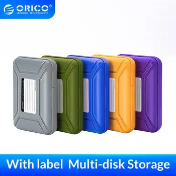 ORICO 3.5 inch Hard Disk Extern HDD Protection Cutie de Depozitare cu Eticheta rezistenta la Apa rezistent la Socuri Funtion