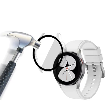 PC Temperat Film Watch Caz Pentru Samsung Galaxy Watch 4 40mm 44mm Geam Protector Shell Pentru Galaxy watch4 Clasic 42mm 46mm Acoperi