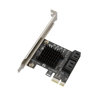 PCIe, Sata sa 2/4/6 Porturi SATA 3 III 3.0 6 Gbps SSD Adaptor PCI Express x1 Controler de Bord de Expansiune Suport pentru Card x4 x6 x8 x16