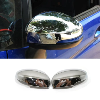 Pentru Honda Fit Jazz 2014-2017 ABS Chrome/Fibră de Carbon decor Masina din spate vedere din spate Retrovizoare Laterale Oglinzi Capac ornamental cadru