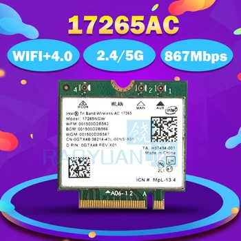 Pentru Intel Tri-Band Wireless-AC 17265 17265NGW 802.11 ad 802.11 ac 4.7 Gbps 867Mbps unitati solid state M2 Dual-band 2x2 AC BT4.0 Placa WiFi