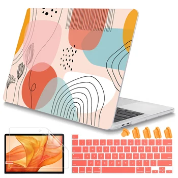 Pentru MacBook Air 13 Inch Caz 2020 A2337 A2179 A2681 M2 Hard Shell Cover Piele Tastatură Ecran De Film Pro Retina 13 15 16