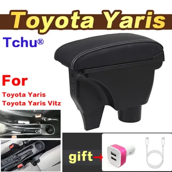 Pentru Toyota Yaris cotiera cutie all-in-one Pentru Toyota Yaris Vitz auto cotiera auto accesorii USB de stocare cutie de instalare